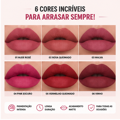 Cribelle Conjunto 6 Batons Mate