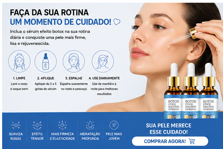 Cribelle Sérum Antienvelhecimento Efeito Botox
