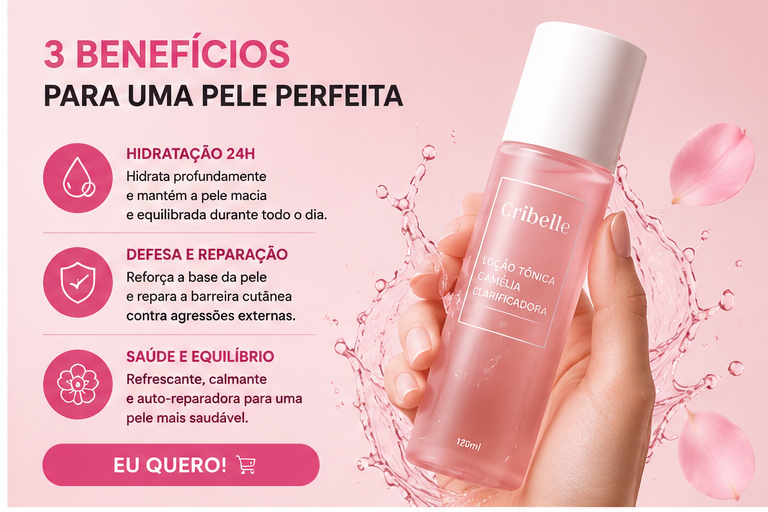 Cribelle Loção Tónica Camélia Clarificadora