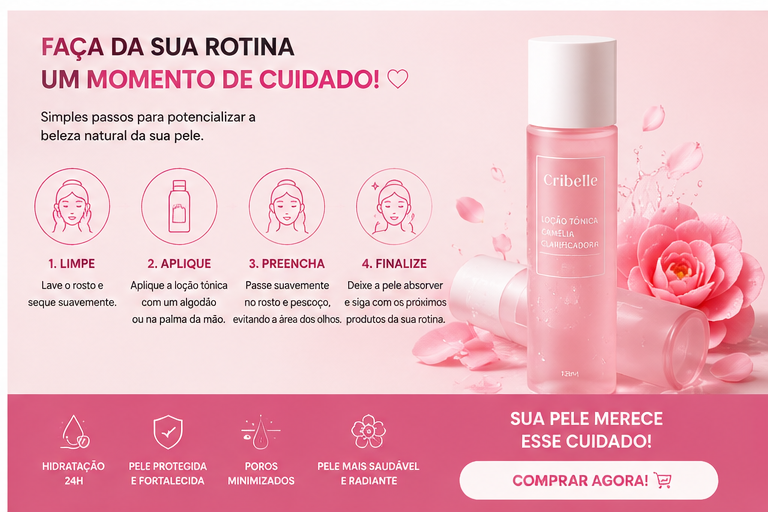 Cribelle Loção Tónica Camélia Clarificadora
