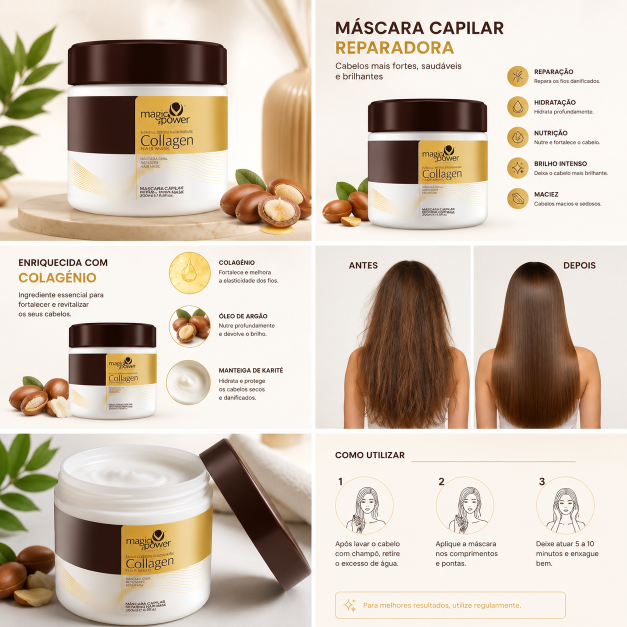 Cribelle Máscara Capilar Reparadora 200ml