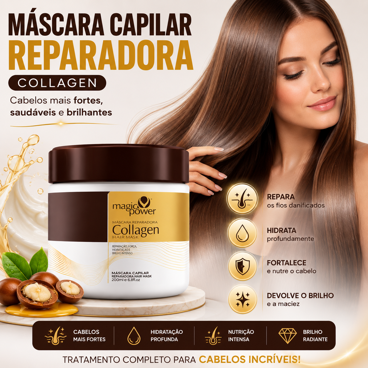 Cribelle Máscara Capilar Reparadora 200ml