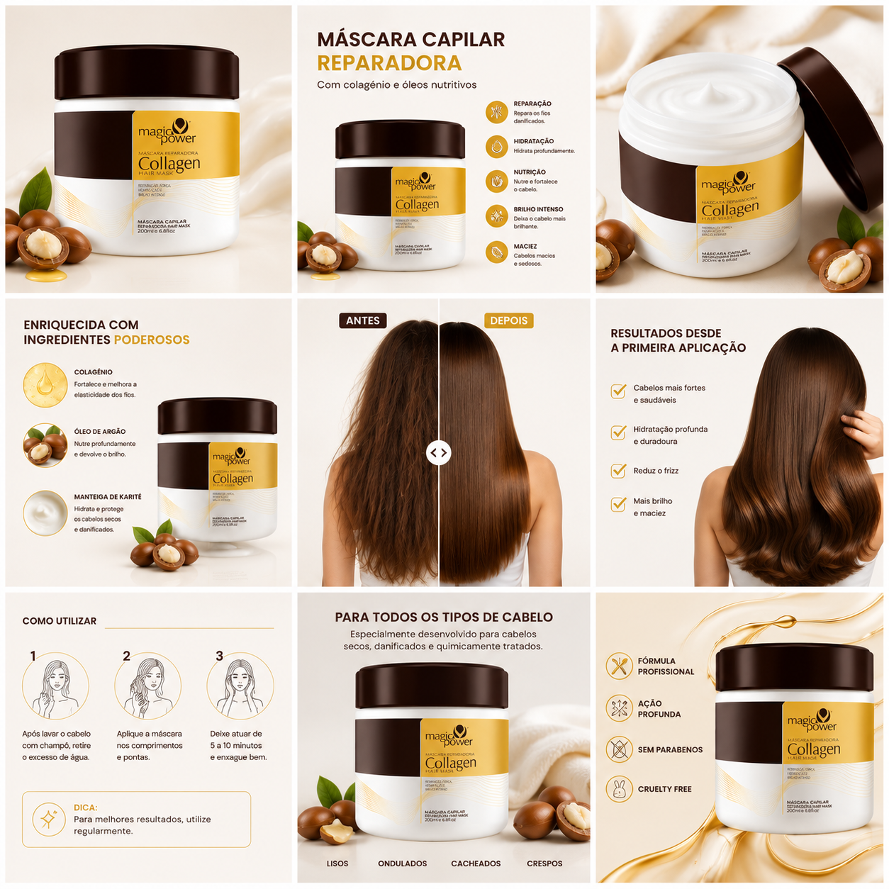 Cribelle Máscara Capilar Reparadora 200ml