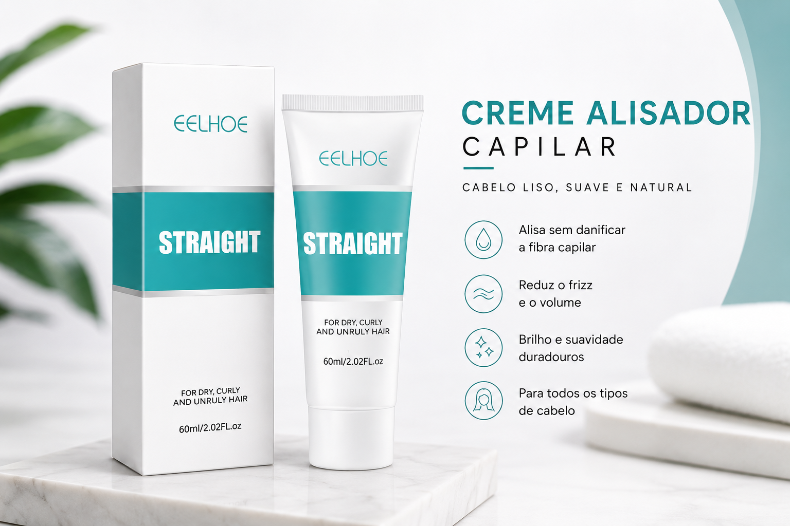 Cribelle Creme Alisador Capilar