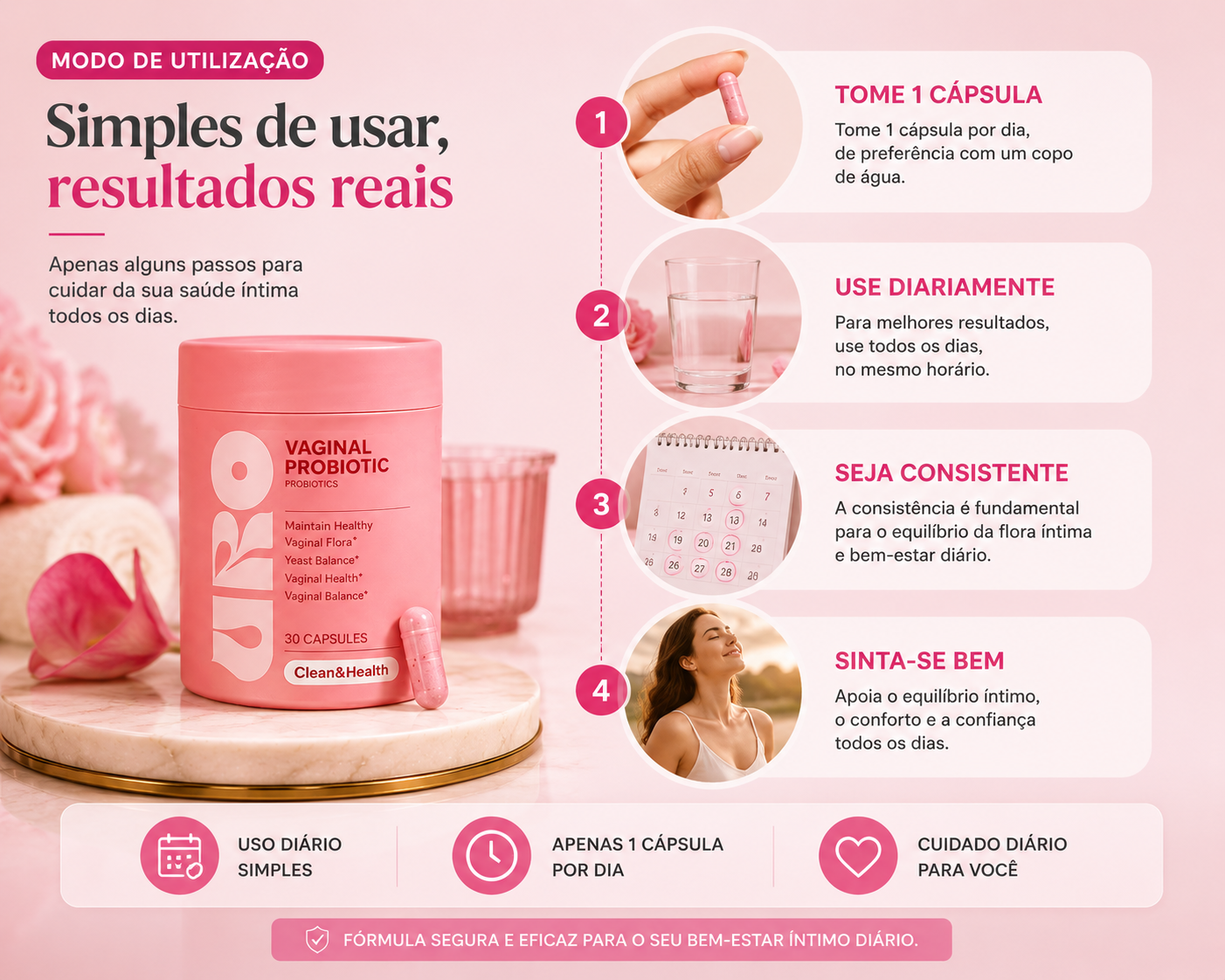 Cribelle Probióticos Vaginais Cuidado Íntimo