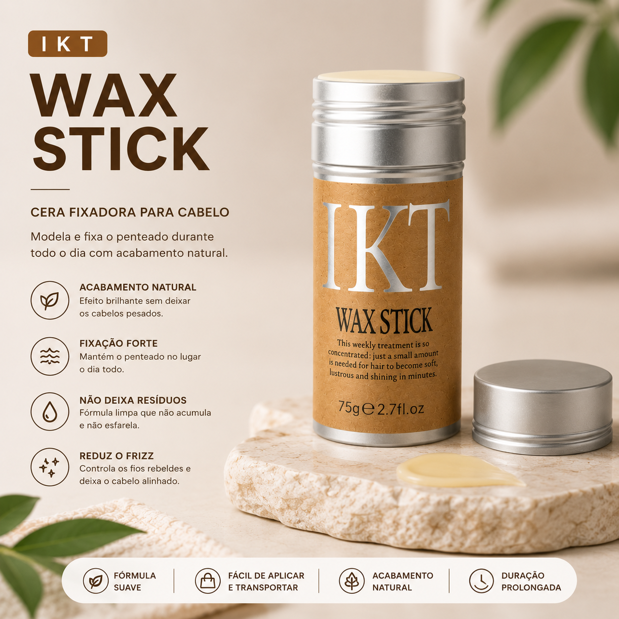 Cribelle Cera Fixadora para Cabelo