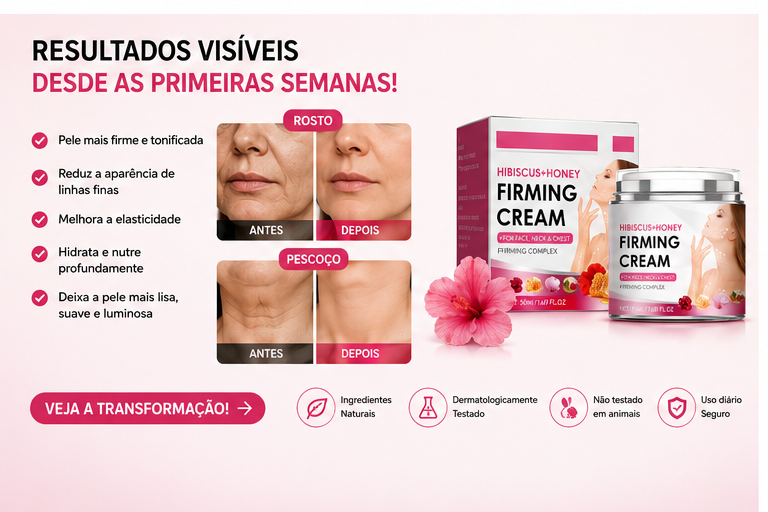 Cribelle Creme Facial de Hibisco e Mel 50ml