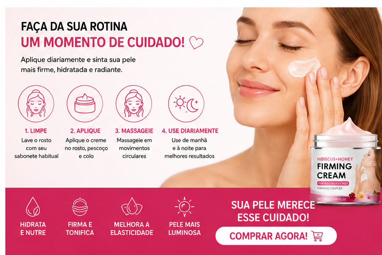 Cribelle Creme Facial de Hibisco e Mel 50ml