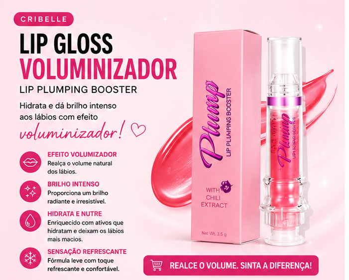 Cribelle Lip Gloss Voluminizador
