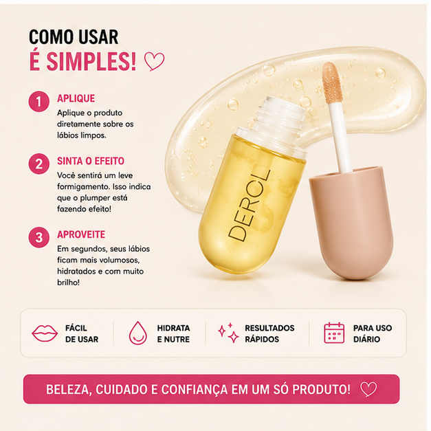 Cribelle Plumper Labial Aumento Instantâneo + Brilho
