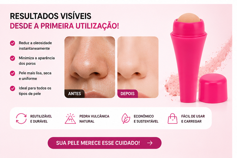 Cribelle Rolo Vulcânico Absorvente de Óleo
