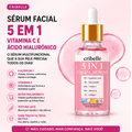 Cribelle Sérum Facial 5 em 1 Vitamina C e Ácido Hialurónico