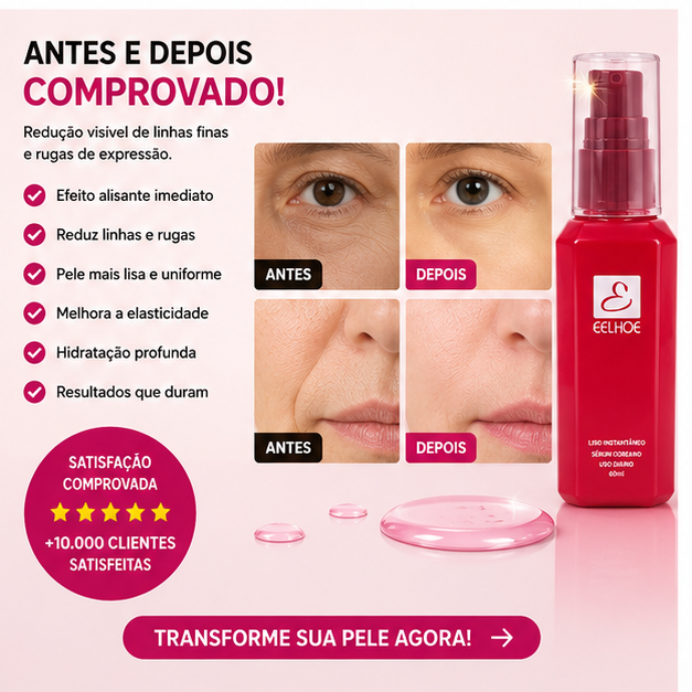 Cribelle Sérum Coreano Liso Instantâneo