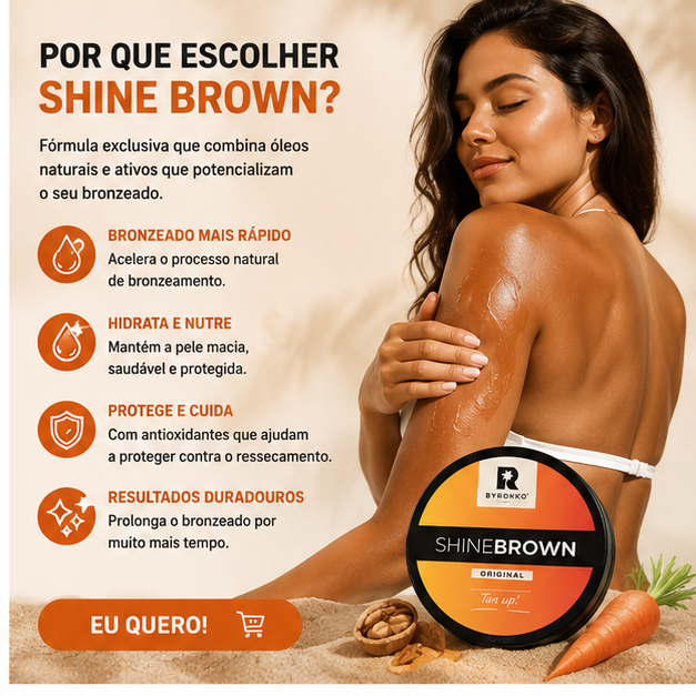 Cribelle Bronzeador Corporal Shine Brown 100g