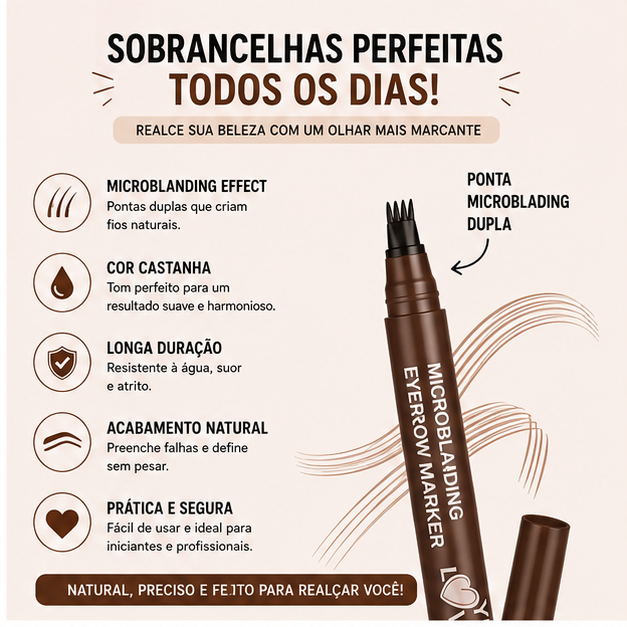 Cribelle Lápis de Sobrancelhas Castanho Claro