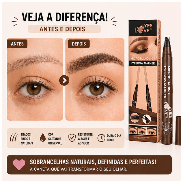 Cribelle Lápis de Sobrancelhas Castanho Claro